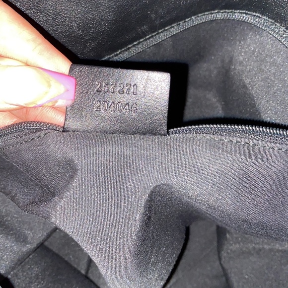 GUCCI BLACK CANVAS BAG - Picture 7 of 10